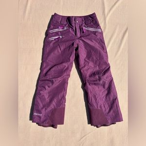Marmot girls Size S ski/ snow pants